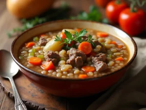 Beef And Barley Soup Recipe