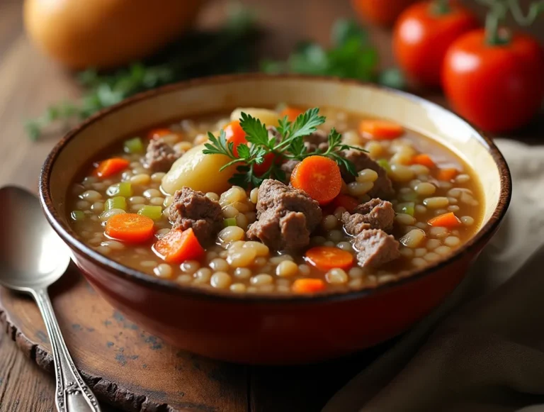 Beef And Barley Soup Recipe